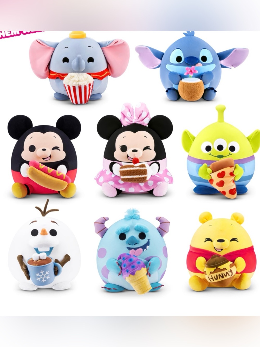 Disney HUGE Snackles Plush - PICK 1